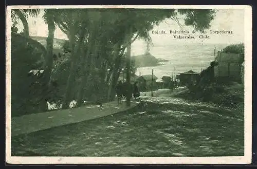 AK Valparaiso, Bajada, Balneario de Las Torpederas