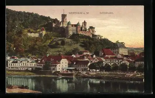 AK Wertheim a. M., Schlossruine