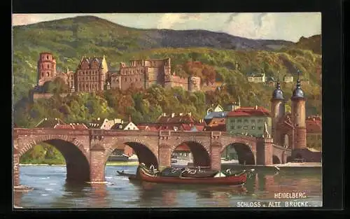 AK Heidelberg, Schloss Alte Brücke