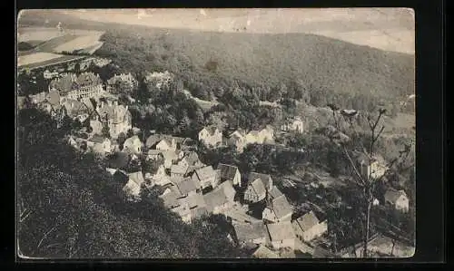 AK Falkenstein i. Taunus, Ortsansicht mit Offiziersheim