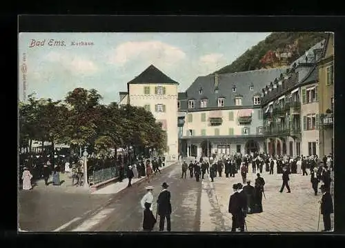 AK Bad Ems, Hotel Königliches Kurhaus