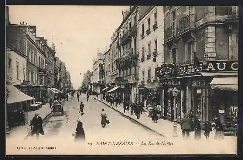 AK Saint-Nazaire, La Rue de Nantes