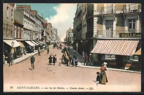 AK Saint-Nazaire, La rue de Nantes