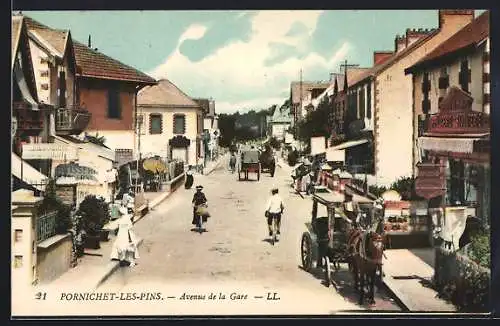 AK Pornichet-les-Pins, Avenue de la Gare