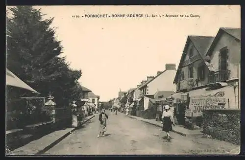 AK Pornichet-Bonne-Source, Avenue de la Gare