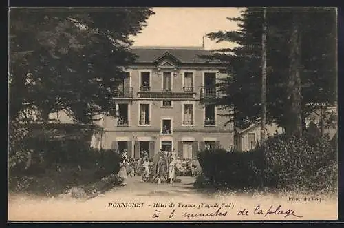 AK Pornichet, Hotel de France, Facade Sud