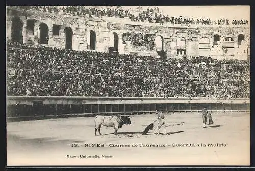 AK Nimes, Courses de Taureaux, Guerrita a la muleta