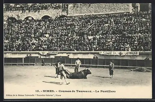 AK Nimes, Courses de Taureaux, Le Puntillero