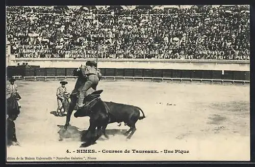 AK Nimes, Courses de Taureaux, Une pique