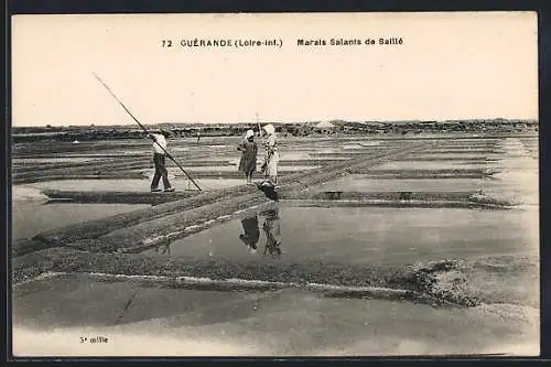 AK Guérande /Loire-Inf., Marais Salants de Saillé