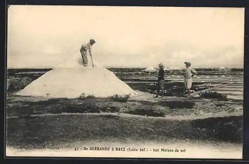 AK De Gurerande a Batz, Les Mulons de Sel, Salzbergwerk