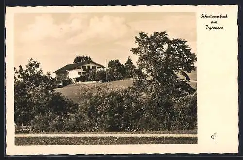 AK Gmund, Gasthaus Schwärzenbach am Tegernsee