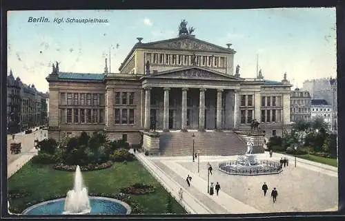 AK Berlin, Kgl. Schauspielhaus am Gendarmenmarkt