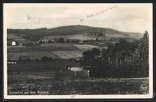 AK Beiersdorf / Bieleboh, Panorama mit Bieleboh