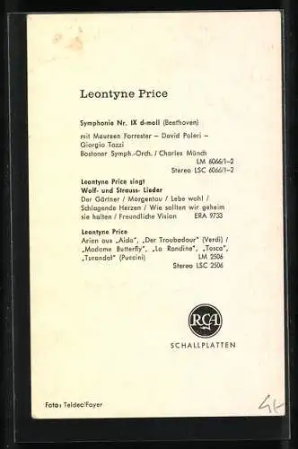 AK Leontyne Price lächelt im Pelz