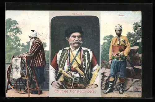 AK Constantinople, Montenegrin, Kurde