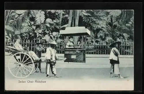 AK Sedan Chair and a rickshaw