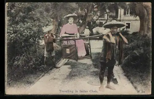 AK Travelling in Sedan Chair