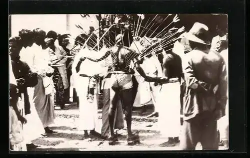 AK Singapore, Man in traditional ritual carrying the Kavadi