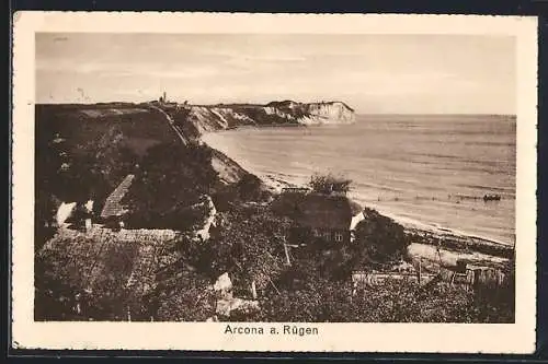 AK Arcona /Rügen, Ortsansicht aus der Vogelschau