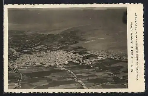 AK Arequipa, Cuidad de Arequipa, Vista desde un avión