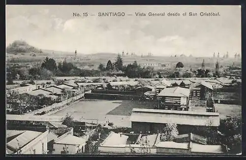 AK Santiago, Vista General desde el San Cristóbal