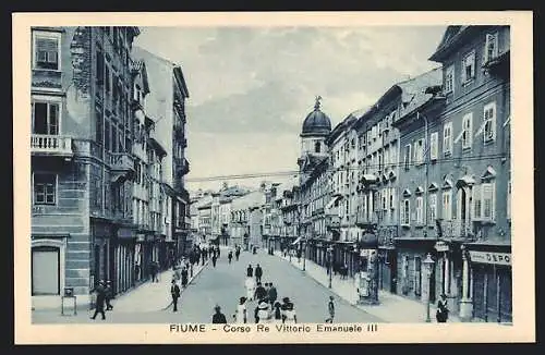 AK Fiume, Corso Re Vittorio Emanuele III