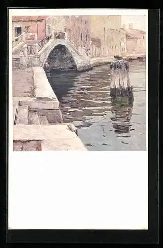 Künstler-AK sign. Jehudo Epstein: Venezianische Brücke