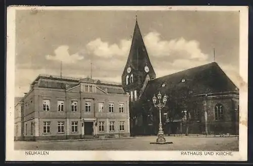 AK Neukalen, Rathaus und Kirche