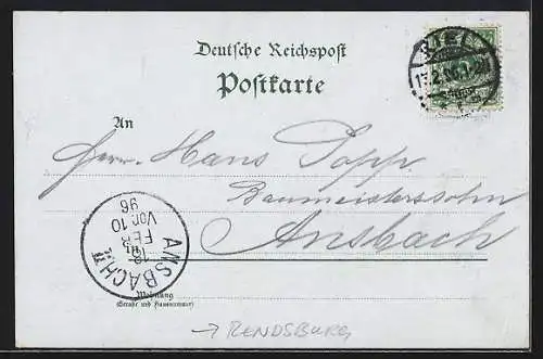 Lithographie Kriegsschiffe im Nord-Ost-See-Kanal, Kriegshafen