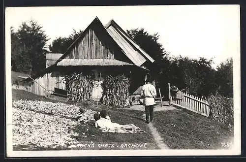 AK Rashove, Ruska Chatk, Partie am Bauernhaus