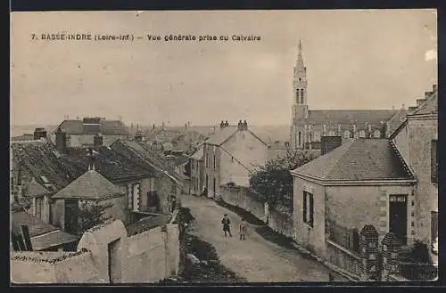 AK Basse-Indre /Loire-Inf., Vue generale prise du Calvaire