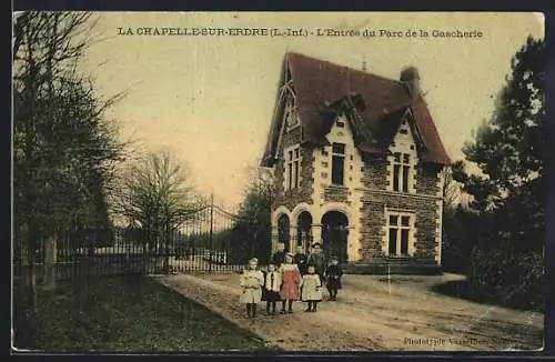 AK La Chapelle-sur-Erdre, L`Entrée du Parc e la Gascherie