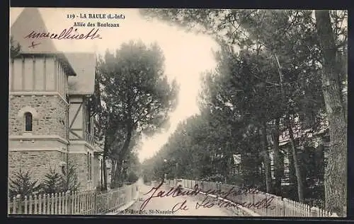 AK La Baule /L.-Inf., Allée des Bouleaux