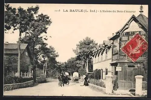 AK La Baule /L.-Inf., L`Entrée du Bois d`Amour