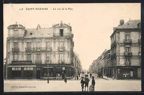 AK Saint-Nazaire, La Rue de la Paix