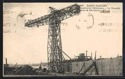 AK Saint-Nazaire, Chantiers de l`Atlantique, Kran