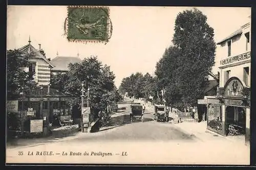 AK La Baule, La Route du Pouliguen