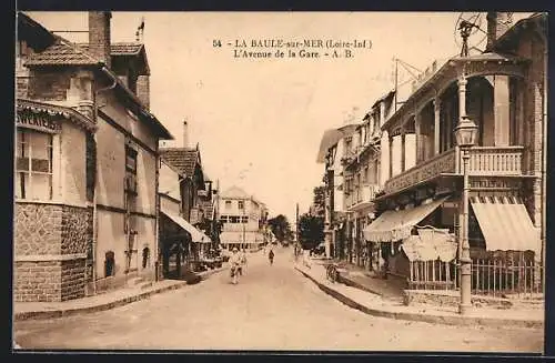 AK La Baule-sur-Mer, L`Avenue de la Gare