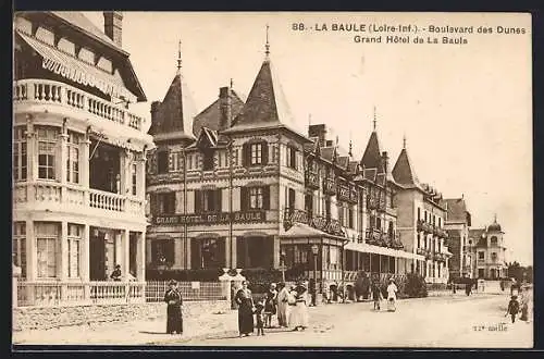 AK La Baule /L.-Inf., Boulevard des Dunes, Grand Hotel de La Baule