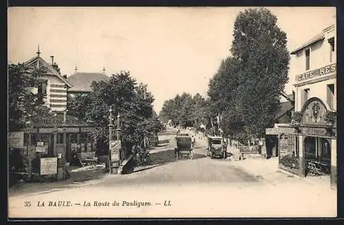 AK La Baule, La Route du Pouliguen