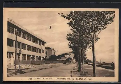 AK Saint-Nazaire, Boulevard Wilson, Collège St-Louis