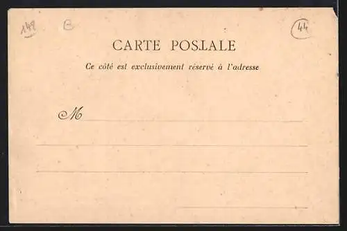 AK Nantes, Manifestations du 14 Juin 1903, Bagarre rue de Châteaudun et rue Saint-Denis