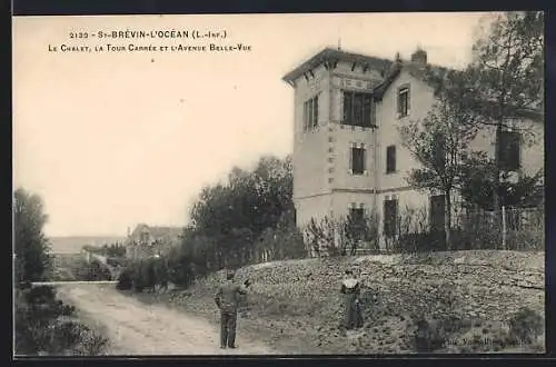 AK St-Brévin-l`Océan, Le Chalet, la Tour Carrée et l`Avenue Belle Vue