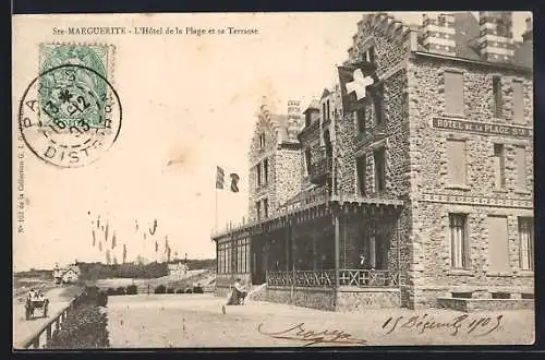 AK Ste-Marguerite, L`Hôtel de la Plage et sa Terrasse