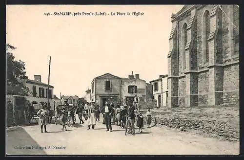 AK Ste-Marie près Pornic, La Place de l`Église