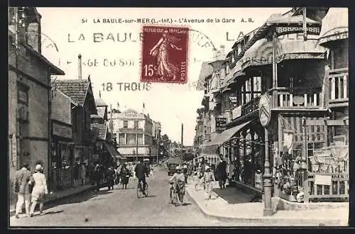 AK La Baule-sur-Mer, L`Avenue de la Gare