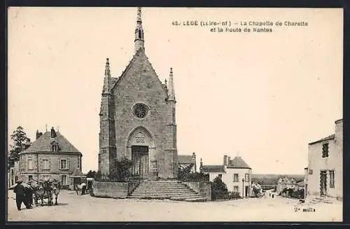 AK Legé, La Chapelle de Charette et la Route de Nantes