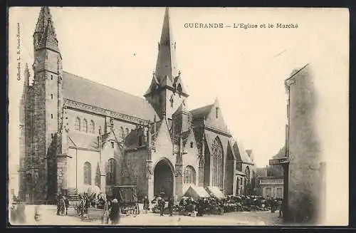 AK Guérande, L`Église et le Marché