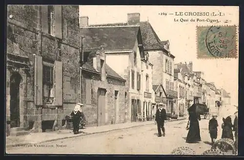 AK Le Croisic, Le Quai du Port-Ciguet